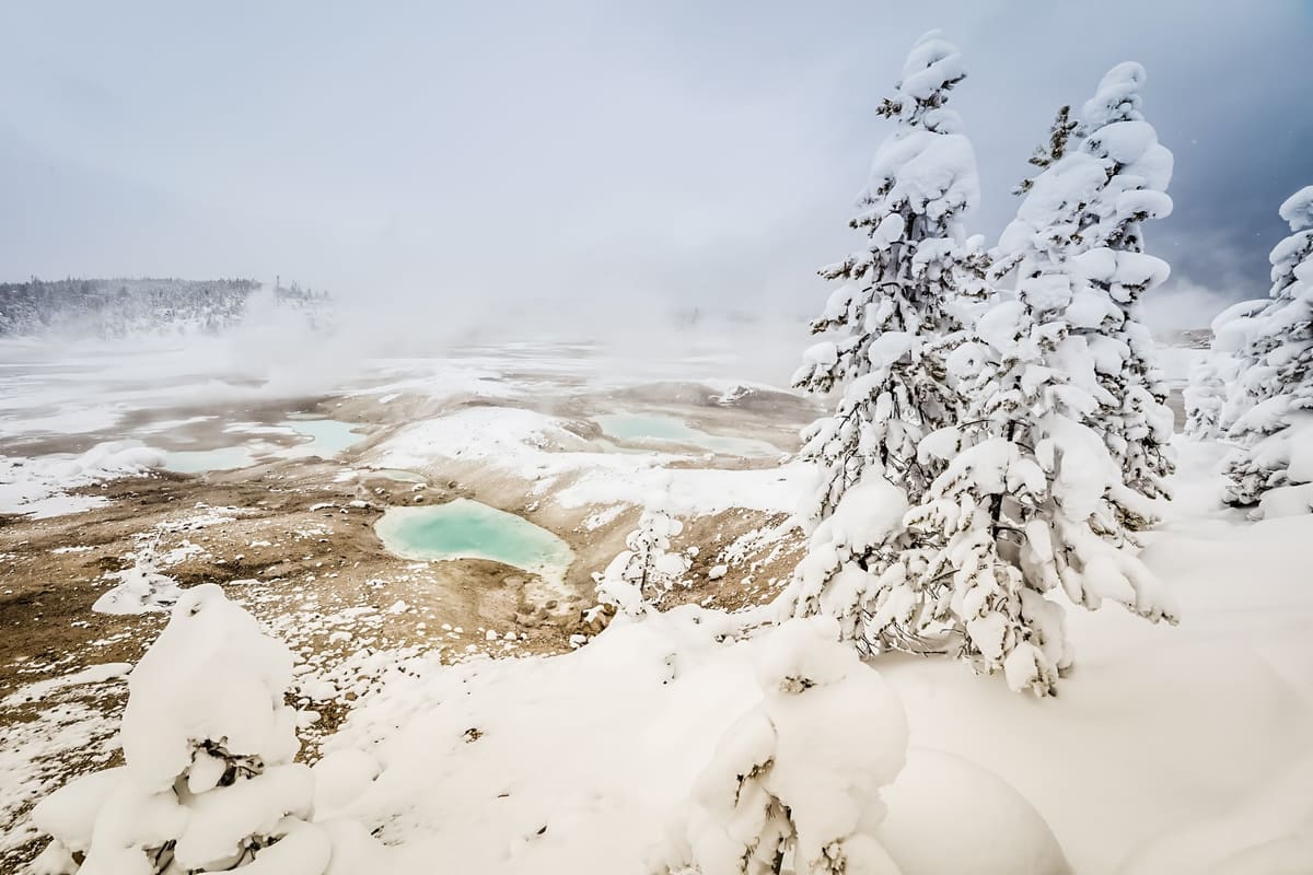 Porcelain Basin in winter